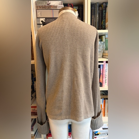 TOVE Charlotte Knitted Cardigan Barley - Picture 6 of 10
